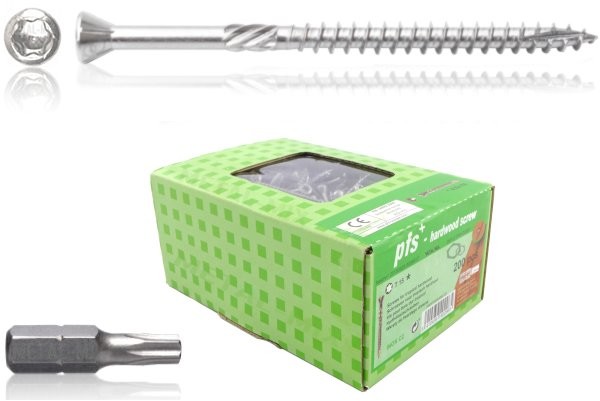 Wkręty Tarasowe 5x70 Nierdzewne C2 Torx +BITy 1000