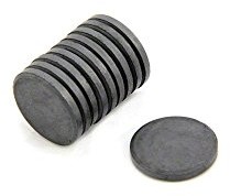 first4magnets Magnet Expert Ltd Y10 magnes do majsterkowania, ferytowy, wymiary: 20 x 3 mm, czepliwość: 0,45 kg, 10 sztuk