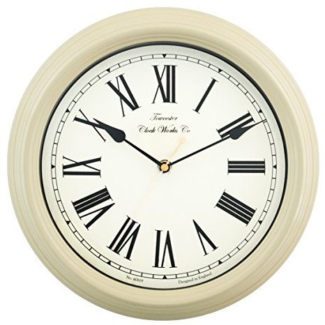 Towcester Clock Works Co. acctim 26702 redb ourn Zegar ścienny, kolory kremowe 26702