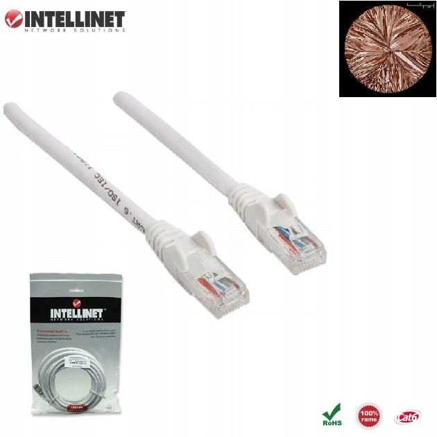 Intellinet Patch Cord 100% miedź Cat.6 Utp, 1m, bi