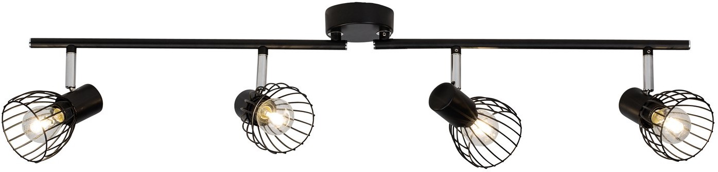 Britop Listwa, BLACKY, czarna, , 4x40W, E14
