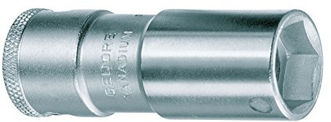 Gedore Marka fabryki narzędzia  Otto dowidat 6362150 wkładka do świec zapłonowych 18 MM 1,3 cm (0,5 cala) z breloczkiem na magnes Gedore 6362150
