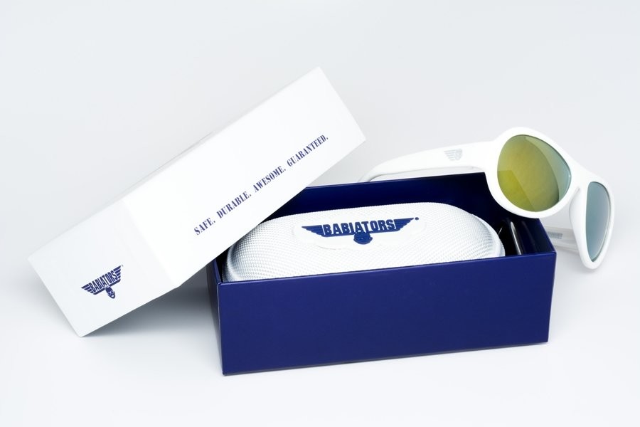 Babiators Okulary, Polarized Wicked White BAB-051, żółte szkła