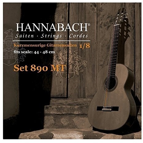 Hannabach 890 dzieci gitarr ensaiten 1/8 (Menzura: 44 48 cm) 653059