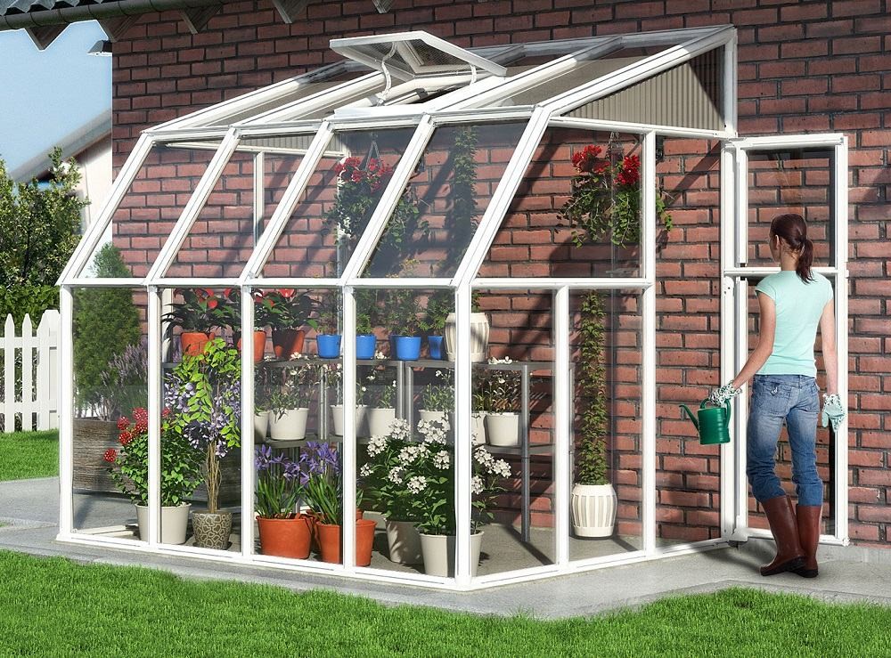 Palram Ogrody zimowe z aluminium Sun Room Palram 2 x 2,62 m białe PAL702064_702067_702062