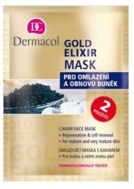 Dermacol Odmładzająca maska - Gold Elixir Caviar Face Mask Odmładzająca maska - Gold Elixir Caviar Face Mask