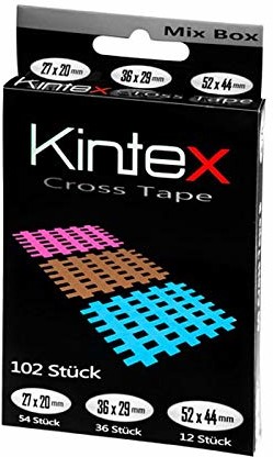Kintex Cross-Physiotape plastry, 102 sztuki, mieszane 20900