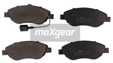 MaxGear Zestaw klocków hamulcowych, hamulce tarczowe 19-0904