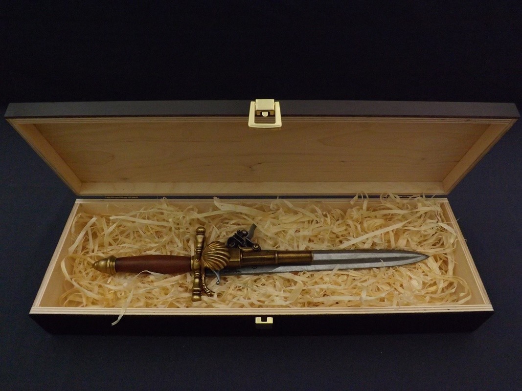 Denix SA REPLIKA FRANCUSKI PISTOLET-SZTYLET W PUDEŁKU MODEL 1204+P02 1204+P02