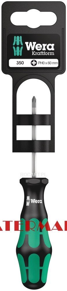 Wera 350 PH SB Wkrętak krzyżowy Phillips, na blistrze PH 0x60 05100050001