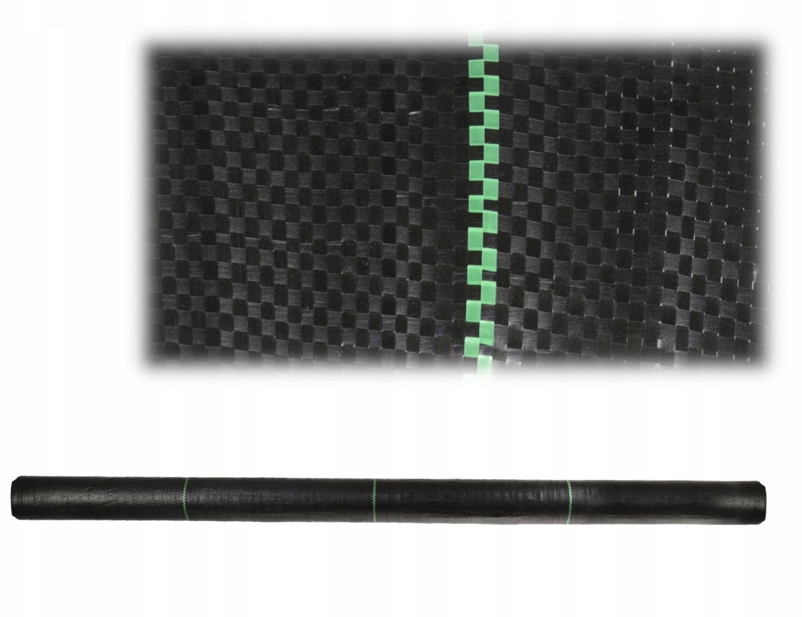 Agrotkanina Czarna Uv 1,6m x 50m 70G Agrowłóknina