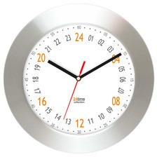 Atrix Zegar 24-godzinny aluminiowy #1 AL2412H24A