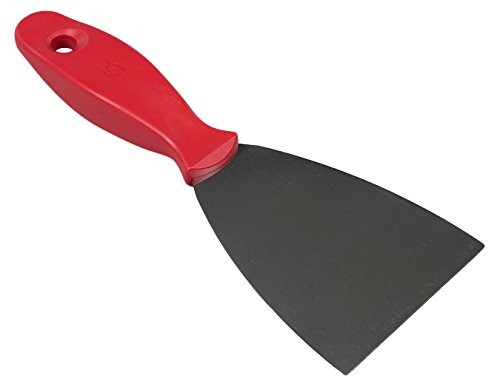Maya Professional Tools Narzędzia do Maya Professional 78082  3 szpachelka, ze stali nierdzewnej, święto, uchwyt z metalowym i wykrywanie rentgenowskie, FBK/żywności higieny, 80 MM X 240 MM, czerwony 78082-3