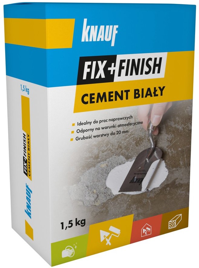 Knauf Knauf F+F Cement biały 1,5kg