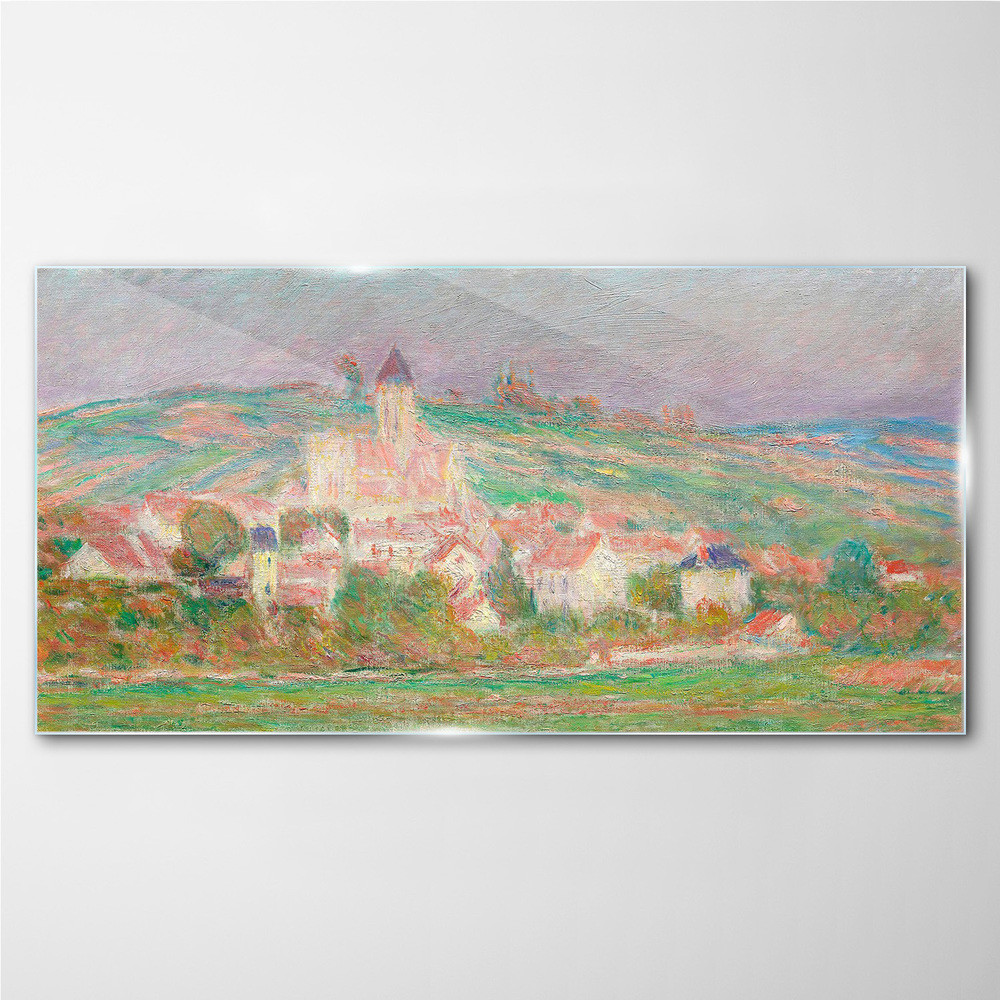 PL Coloray Obraz Szklany Vetheuil Zachód Słońca Monet 100x50cm