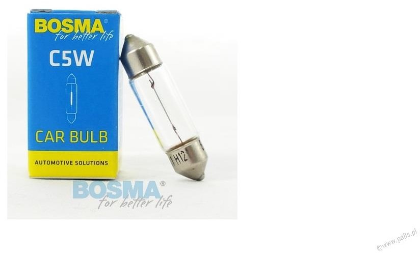 BOSMA 0669S ŻARÓWKA 24V 5W C5W SV8,5 10x36mm single box) 0669S