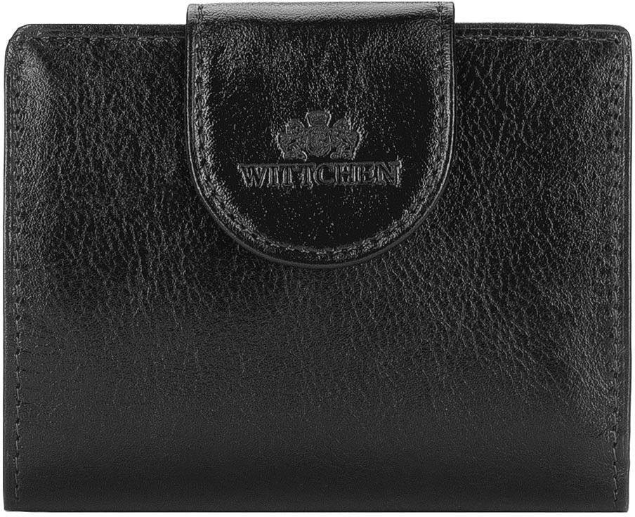 Wittchen Damski portfel skórzany z elegancką napą 21-1-362-10