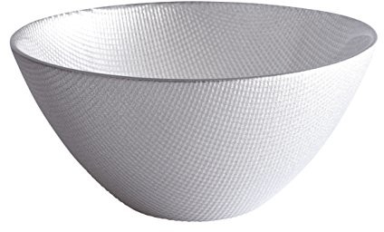 Excelsa Diamond miska, szkło, srebrny, 15 x 15 x 7 cm 44167