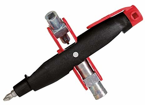 KS Tools 130.1040 uniwersalny klucz do szafy rozdzielczej, elektryczny, 140 mm