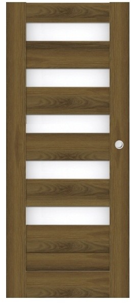 Drzwi pokojowe przesuwne Trame 80 orzech premium