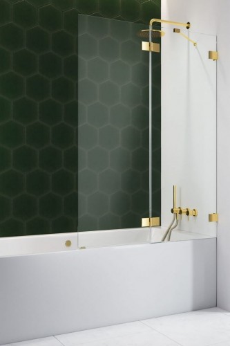 Radaway ESSENZA PRO Gold PND II parawan nawannowy 110 cm prawy, wys. 150 cm szkło przejrzyste 10102110-09-01R 10102110-09-01R