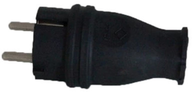 Wtyczka Gumowa 16A 230V IP44 Uni-Schuko gumi