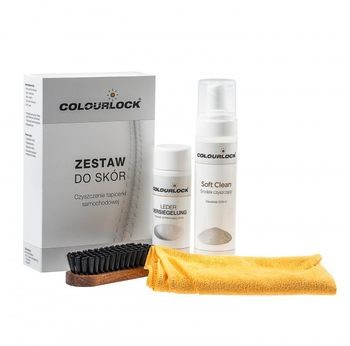 COLOURLOCK Soft Zestaw Do Czyszczenia Skóry 4w1 Fv 9