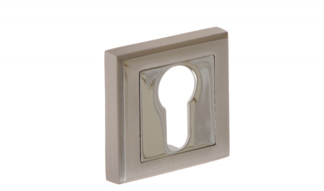 B-harko Tarczka kwadratowa WB nikiel-satyna/chrom (ABIES, CELTIS, HALESIA)