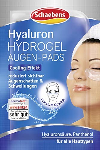 Schaebens Hyaluron Hydrogel płatki pod oczy, 3 g