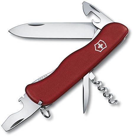 Victorinox Picknicker dla dorosłych, 111 MM na nóż kieszonkowy, czerwony, One Size 0.8353