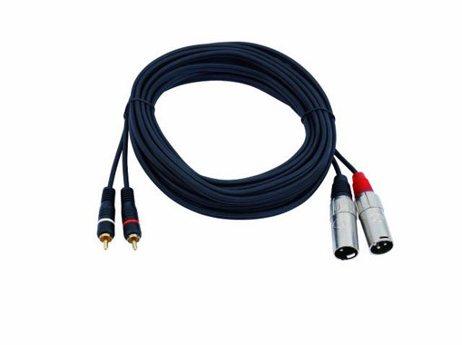 XLR Elektronik-Star Kabel RCA męsko męski) DJ PA 6 metrów stereo 3022522e