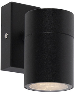 QAZQA Inteligentny kinkiet zewnętrzny czarny z WiFi GU10 IP44 - Solo