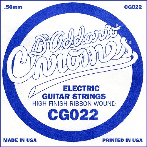 D'Addario .022 indywidualne gitary gitara elektryczna, ścienny zapewnia Wound CG022