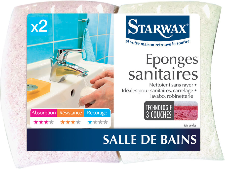 Starwax Gąbki sanitarne STARWAX, 2 szt.