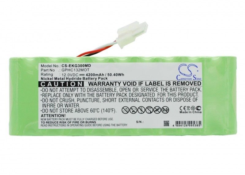 Cameron Sino Bionet EKG3000 GPHC132MOT 4200mAh 50.40Wh Ni-MH 12.0V Cameron Sino)