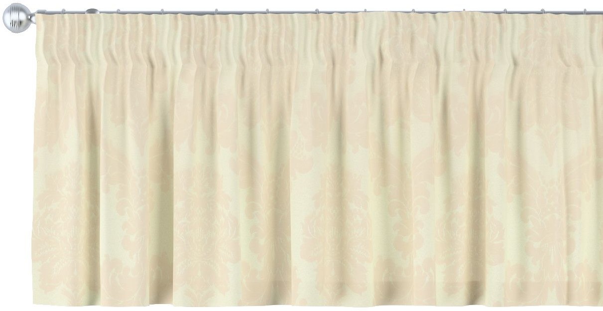 Dekoria Lambrekin na taśmie marszczącej ecru 260 × 40 cm Damasco 396-613-01