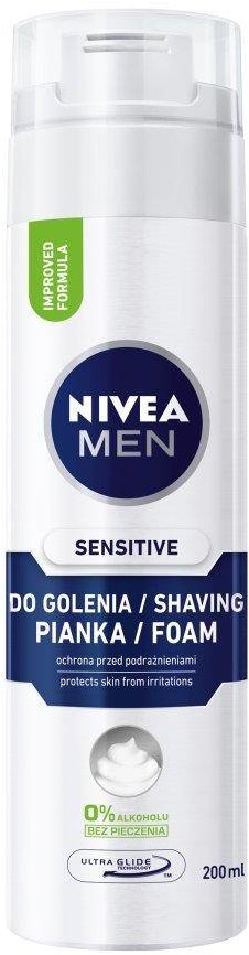 Nivea Men Sensitive łagodząca pianka do golenia 200ml 92494-uniw