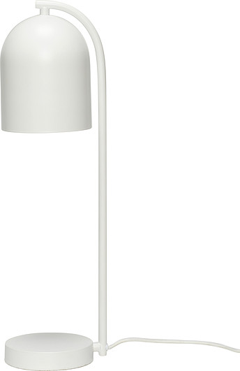 Hubsch Lampa stołowa 50 cm biała metalowa 890552
