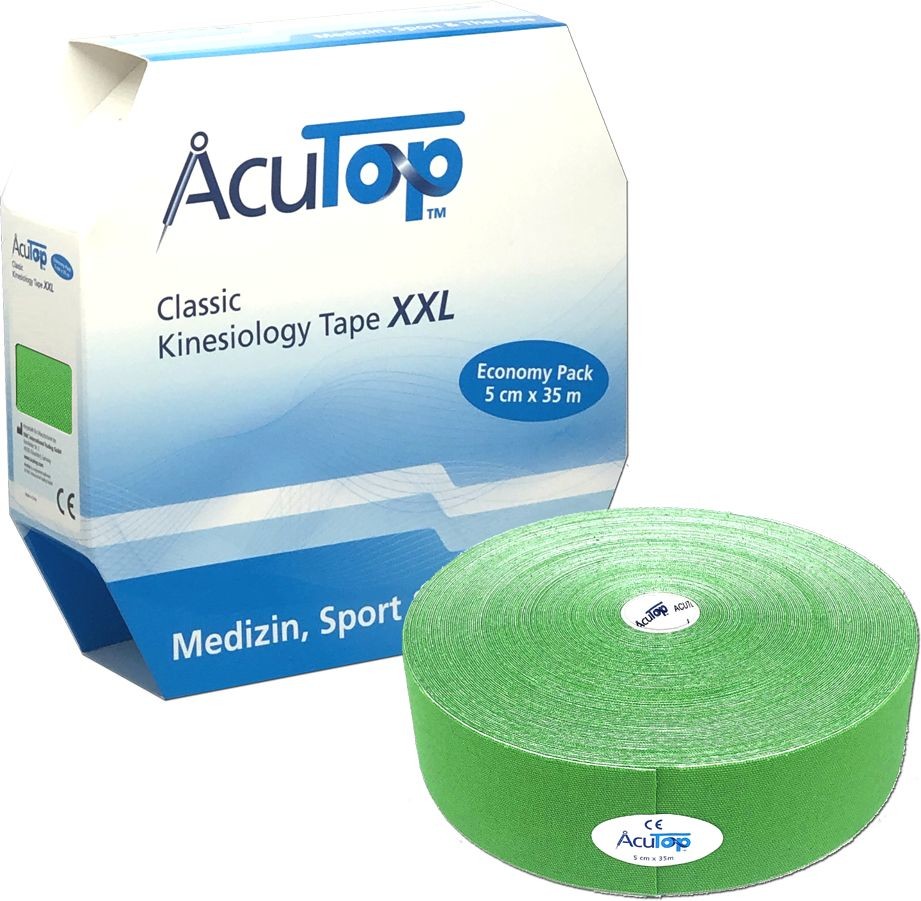 Tape AcuTop Classic XXL Kinesiology 35m ZIELONY (ATC long) 4260394880886