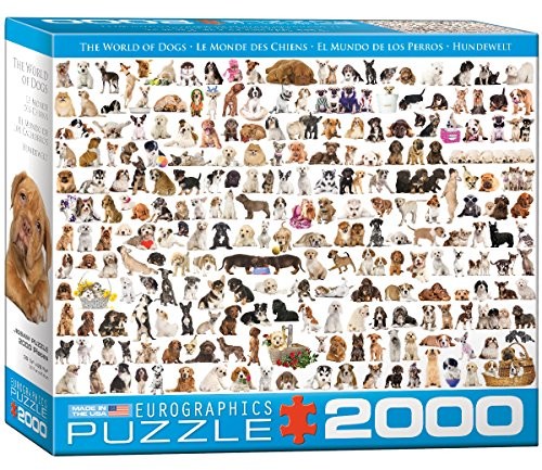Eurographics puzzle 2000 PC The World of Dogs New (eg82200581)