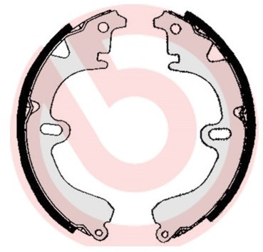 BREMBO Zestaw szczęk hamulcowych S 83 504