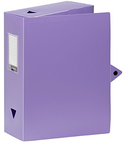 Viquel Class Doc pudło do przechowywania z polipropylenu plecy 100 MM fioletowa 114412-01