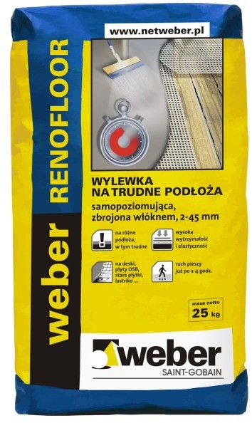 Weber Wylewka samopoziomuj$585ca Renofloor 25 kg