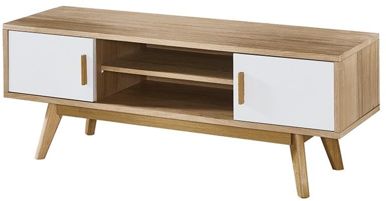King Home Stolik RTV TRAVIS 120 dąb MDF fornir dębowy (9310)