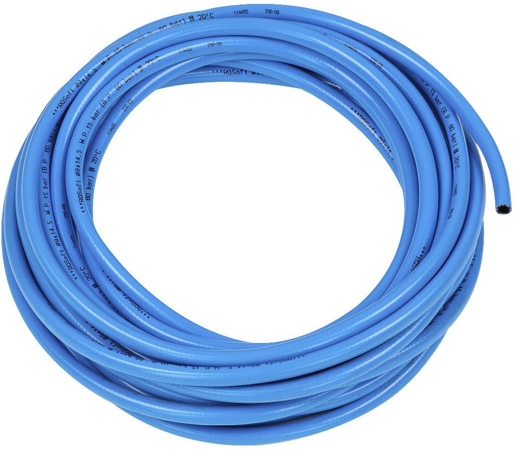 Wąż Prosty RQSoft Poliuretanowy Pneumatyczny 9,0 x 14,5mm - 15m