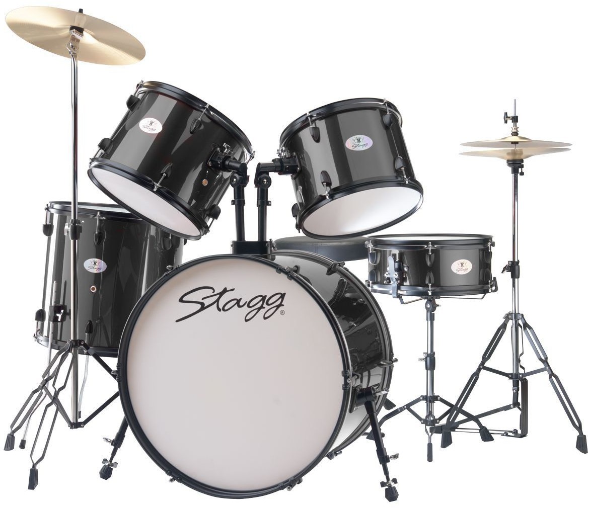 Stagg TIM 122 BK - akustyczny zestaw perkusyjny