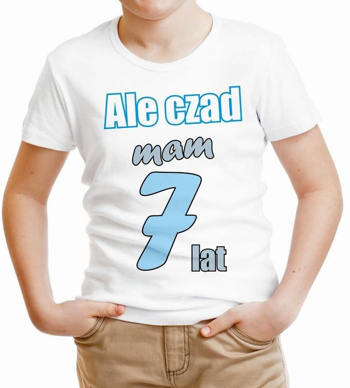 Poczpol Ale czad mam siedem lat - koszulka dziecięca PRZPOC-0-2577