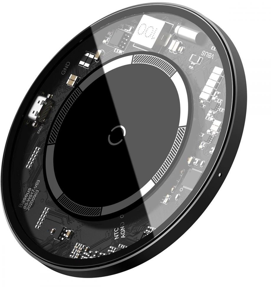 Baseus Bezprzewodowa magnetyczna ładowarka indukcyjna 15W Visible