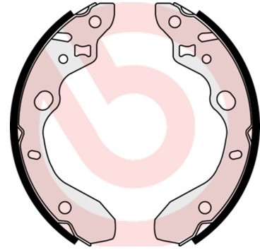 BREMBO Zestaw szczęk hamulcowych S 49 518