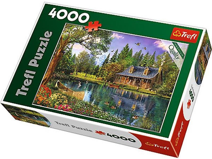 Trefl Puzzle 3000 + puzzle 45005 Popołudniowa sielanka (4000 elementów)